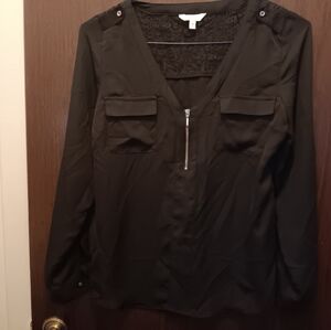 Candie's Black Long Sleeve Shirt